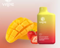 US-Vape-6500-Puffs-Rechargeable-Disposable-STRAWBERRY-MANGO