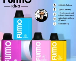 Fumo King 6000 Puffs Disposable Vape Dubai