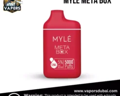 myle meta box 5000 puffs disposable vape in dubai