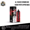 AL Fakher Crown Bar 15000 Puffs Hyper Max