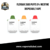Flerbar 3500 Puffs 0% Nicotine Disposable Vape in Dubai