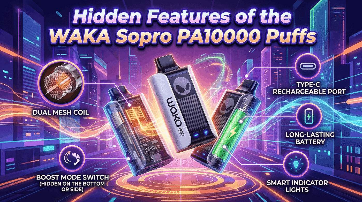 Hidden Features of the WAKA Sopro PA10000 Puffs