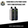 Fummo Nova Alpha Power 50000 Puffs 20mg Disposable Vape in Dubai