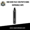 HQD Cuvie Plus 1200 Puffs 50mg Disposable Vape in Dubai