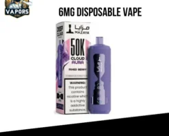 Mazaya Cloud AURA 50000 Puffs 6mg Disposable Vape in Dubai