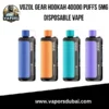 VOZOL Gear Hookah 40000 Puffs 5mg Disposable Vape in Dubai