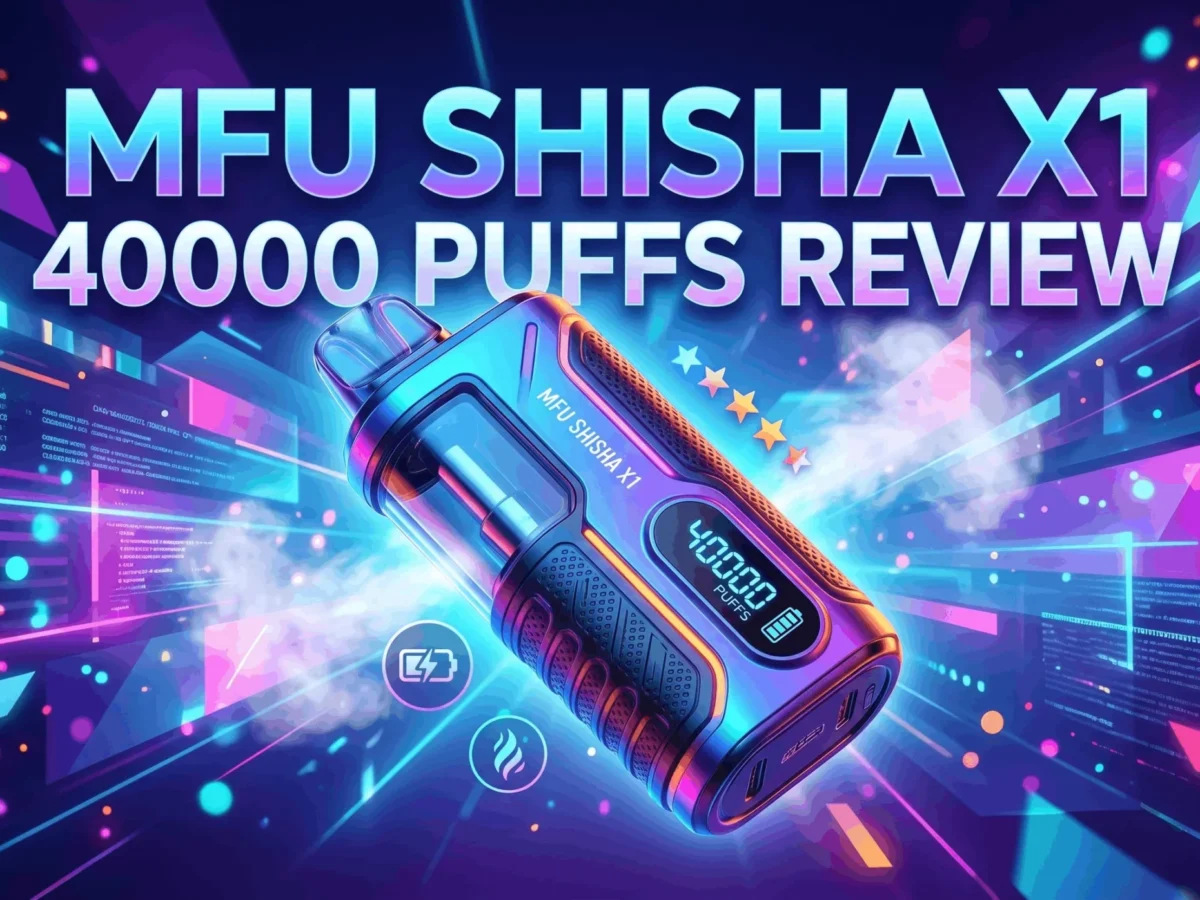 MFU Shisha X1 40000 Puffs Review | Best Vape in Dubai