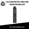 Elux Legend 5000 Puffs 20mg & 50mg Nicotine Disposable Vape in Dubai