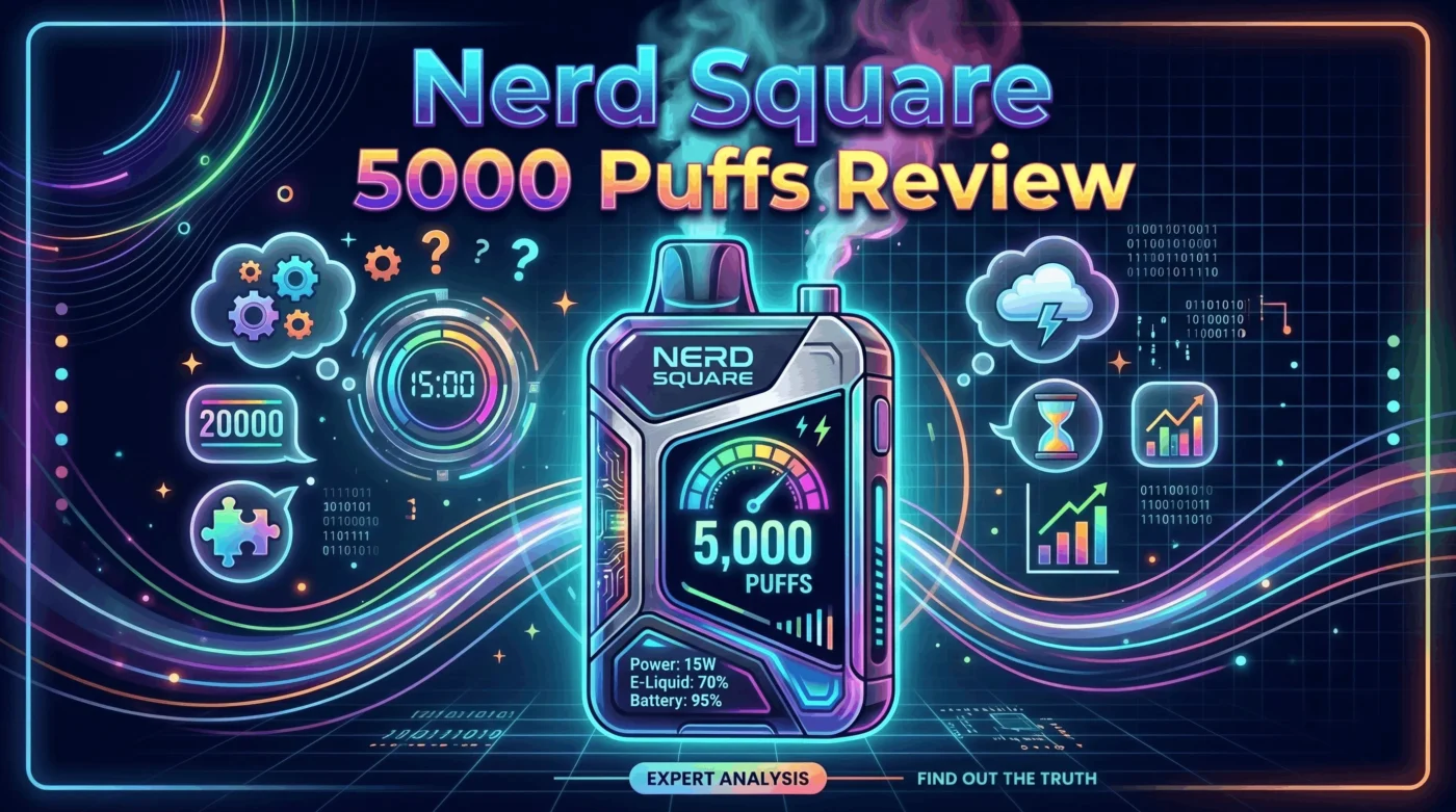 Nerd Square 5000 Puffs Review in Dubai