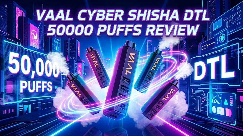 Vaal Cyber Shisha DTL 50000 Puffs Review in Dubai