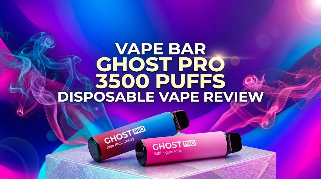 Vape Bar Ghost Pro 3500 Puffs Disposable Vape Review in Dubai
